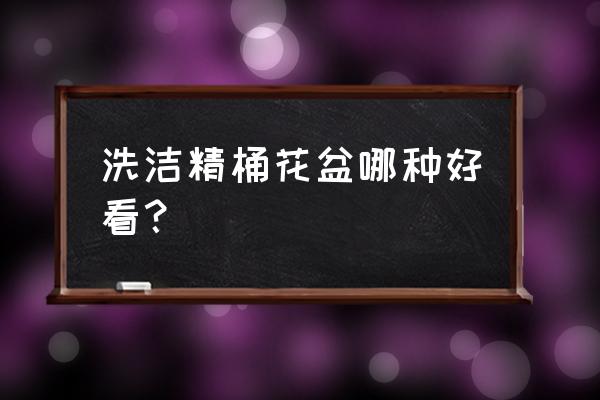 洗洁精大瓶子能改造花盆吗 洗洁精桶花盆哪种好看？