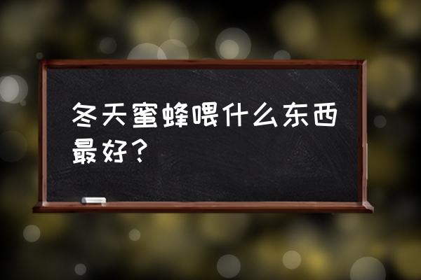 蜜蜂冬天怎么保温最好 冬天蜜蜂喂什么东西最好？