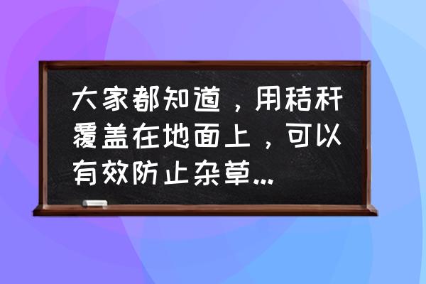 果园覆草多了好不好 大家都知道，用秸秆覆盖在地面上，可以有效防止杂草，可是为什么果农们很少这么做？