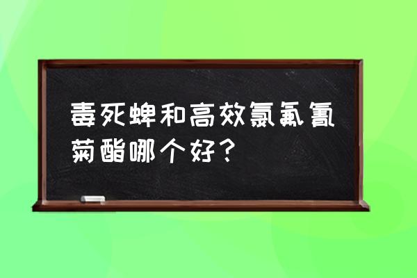 叶螨怎么去除小窍门 毒死蜱和高效氯氟氰菊酯哪个好？