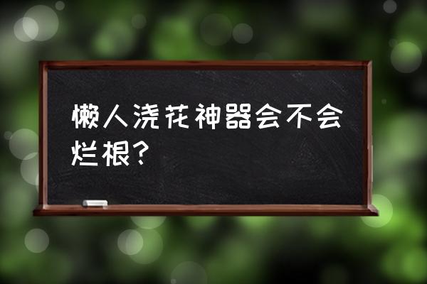 推荐一款浇花神器 懒人浇花神器会不会烂根？